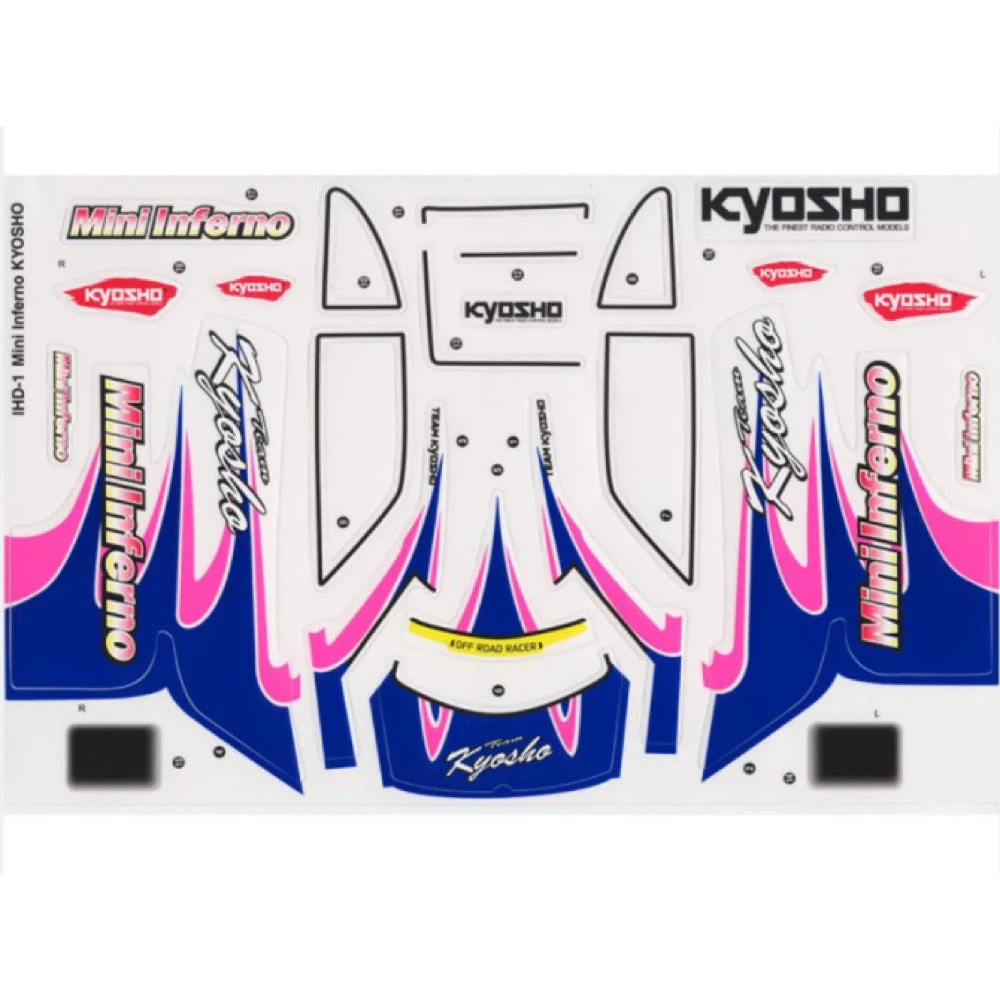 Kyosho IHD01 Decal Set (Mini Inferno)