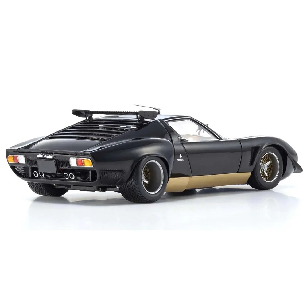 Kyosho KSD08319BKG 1/18 Lamborghini Miura SVR (Black) Diecast Model Car - Image 2