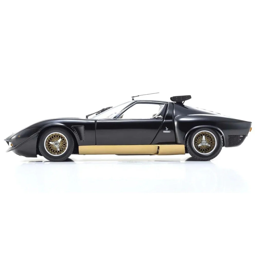 Kyosho KSD08319BKG 1/18 Lamborghini Miura SVR (Black) Diecast Model Car - Image 3