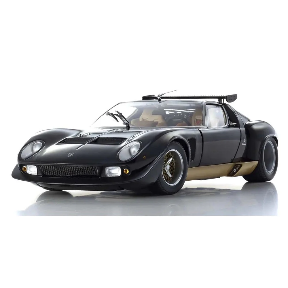 Kyosho KSD08319BKG 1/18 Lamborghini Miura SVR (Black) Diecast Model Car - Image 4