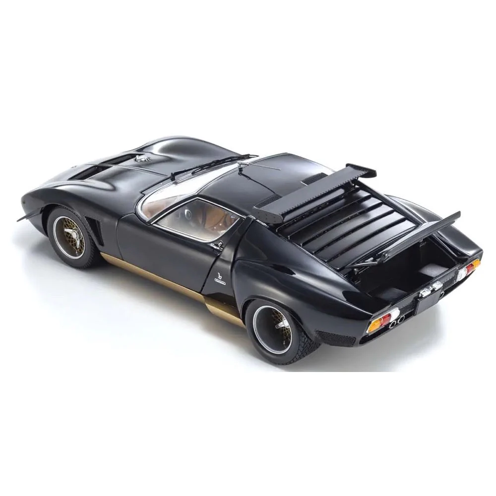 Kyosho KSD08319BKG 1/18 Lamborghini Miura SVR (Black) Diecast Model Car - Image 7