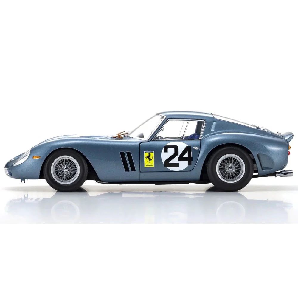 Kyosho KSD08438D 1/18 Ferrari 250 GTO 1962 Sebring Blue No.24 - Image 3