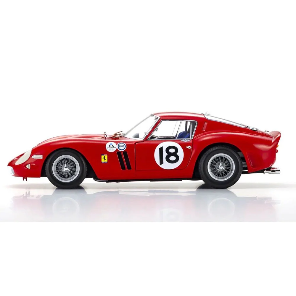 Kyosho KSD08438F 1/18 Ferrari 250 GTO 1963 Daytona 3H Red No.18 - Image 3