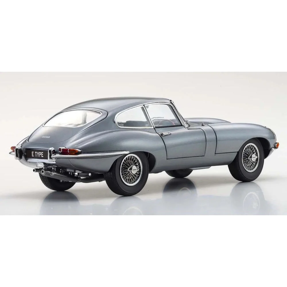 Kyosho KSD08954GM 1/18 Jaguar E-type (Gun Metallic) Diecast Model Car - Image 2