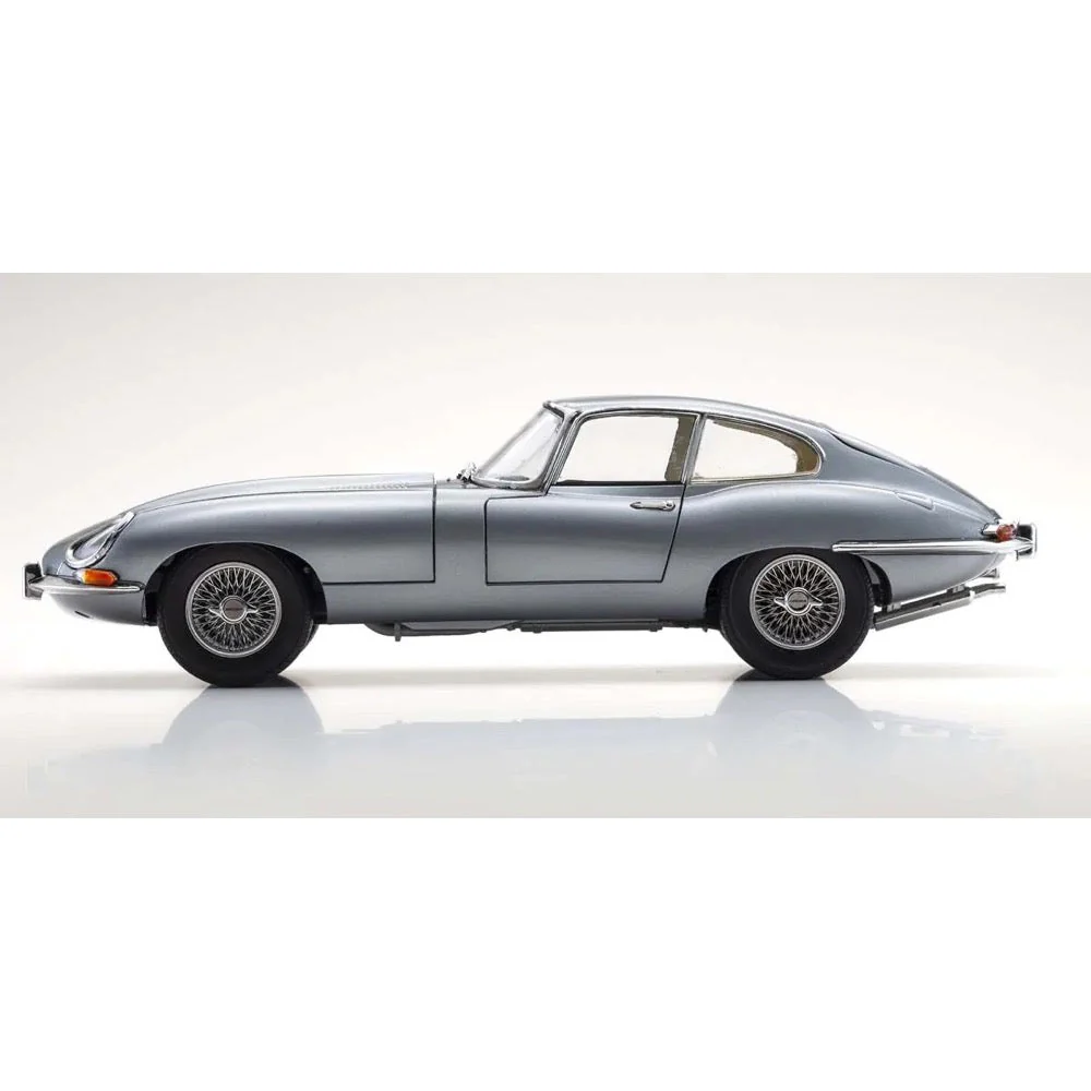 Kyosho KSD08954GM 1/18 Jaguar E-type (Gun Metallic) Diecast Model Car - Image 5
