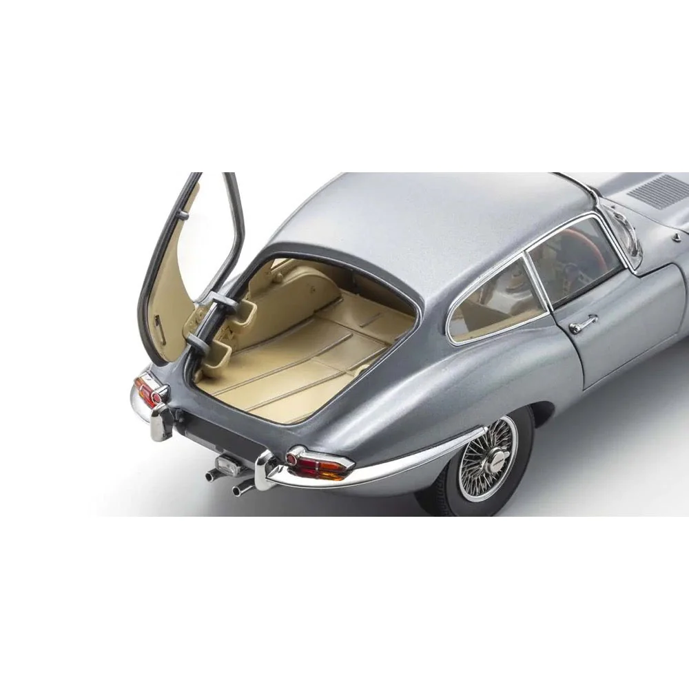 Kyosho KSD08954GM 1/18 Jaguar E-type (Gun Metallic) Diecast Model Car - Image 7