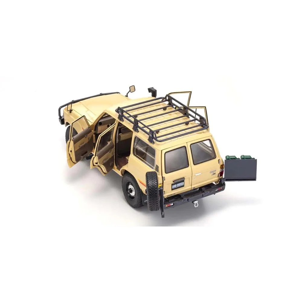 Kyosho KSD08956XBE 1/18 Toyota Land Cruiser 60 Beige - Image 4