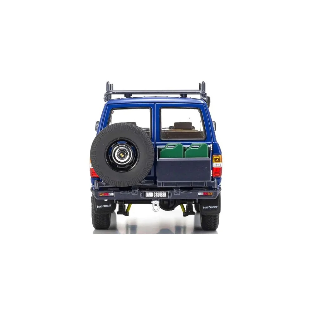 Kyosho KSD08956XBL 1/18 Toyota Land Cruiser 60 Blue - Image 3
