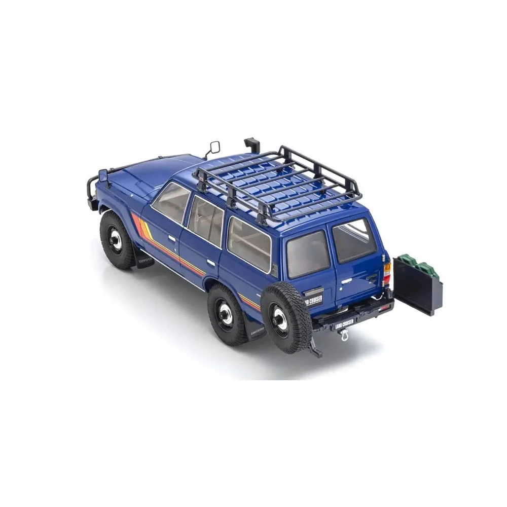 Kyosho KSD08956XBL 1/18 Toyota Land Cruiser 60 Blue - Image 4