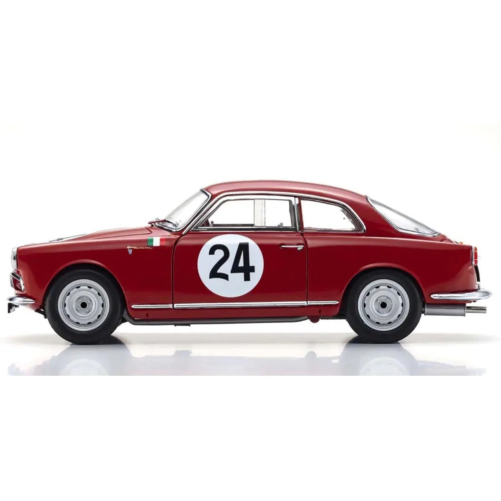 Kyosho KSD08957B 1/18 Alfa Romeo Giulietta SV 1958 Targa Florio No.24 - Image 3