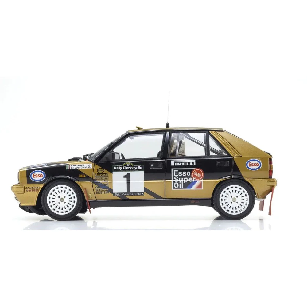 Kyosho KSD08960D 1/18 Lancia Delta HF 4WD 1987 Rally Piancavallo Grifone Esso Nr. 1 Diecast Model Car - Image 3