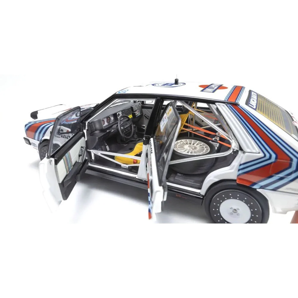 Kyosho KSD08960F 1/18 Lancia Delta HF 4WD 1988 Rallye Monte Carlo LANCIA MARTINI Nr.3 Diecast Model Car - Image 5