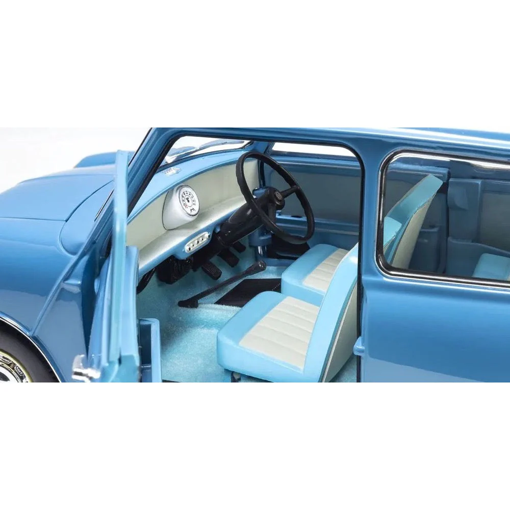 Kyosho KSD08964BL 1/18 Morris Mini Minor Clipper Blue - Image 6