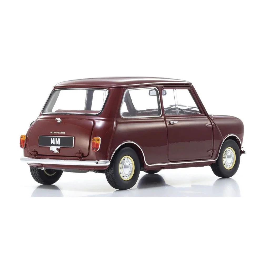 Kyosho KSD08964R 1/18 Morris Mini Minor Cherry Red - Image 2