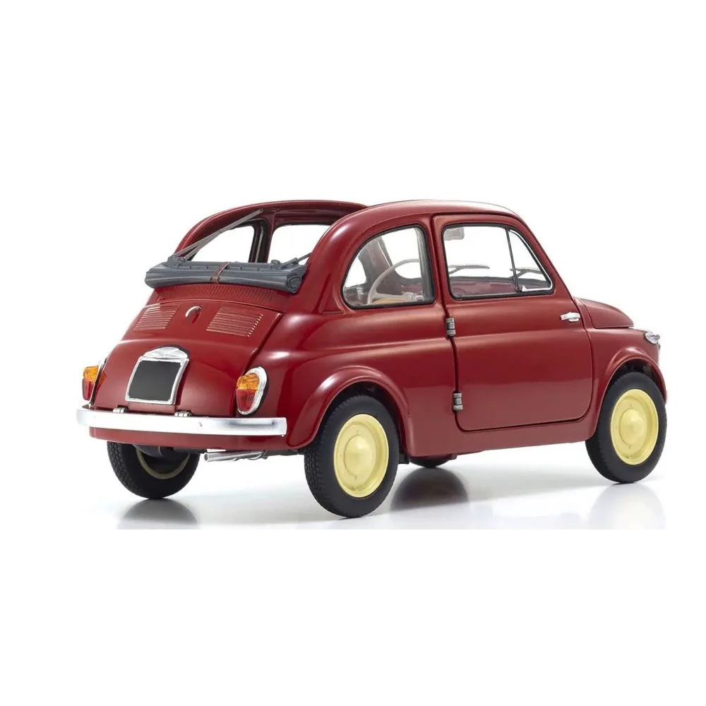 Kyosho KSD08966R 1/18 Fiat NUOVA 500 Coral Red - Image 2