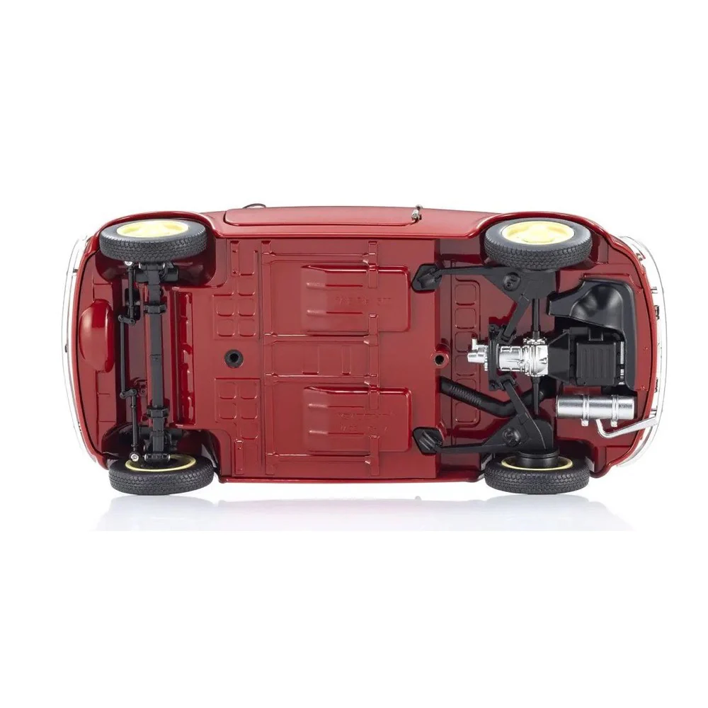 Kyosho KSD08966R 1/18 Fiat NUOVA 500 Coral Red - Image 4