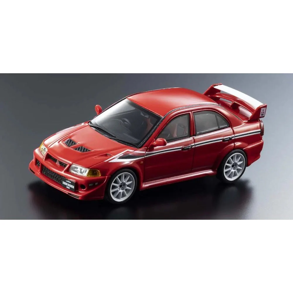 Kyosho KSR43116R 1/43 Mitsubishi Lancer Evolution VI TME Red Resin Model Car - Image 5