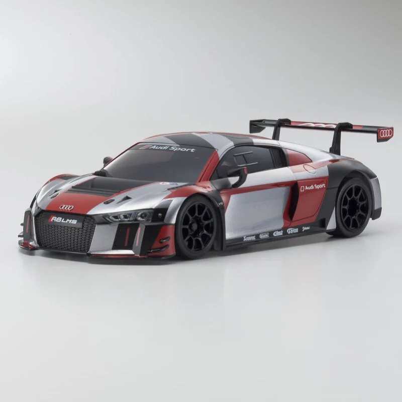 Kyosho Mini-Z Audi R8 LMS 2016 "Gray/Red" RWD MR-04 Readyset 32357RGB - Image 3