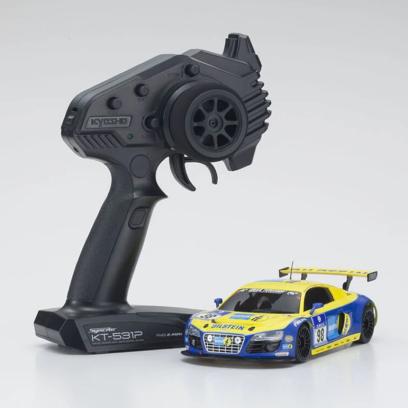 Kyosho Mini-Z Audi R8 LMS Phoenix Racing NBR 2021 No.98 RWD MR-04 Readyset 32371BT - Image 5
