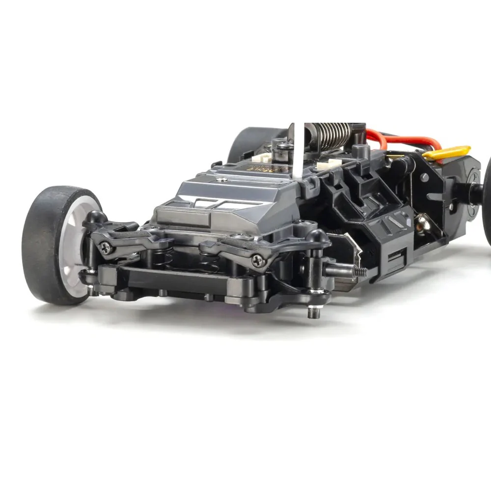 Kyosho Mini-Z Chevrolet Corvette C8.R Gunmetal RWD MR-04 Readyset - Image 5