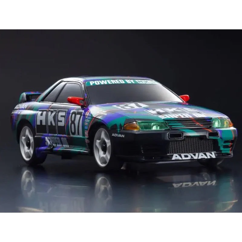 Kyosho Mini-Z HKS Skyline (R32 GT-R) 1993 #87 AWD MA-020 Readyset 32652HK - Image 6