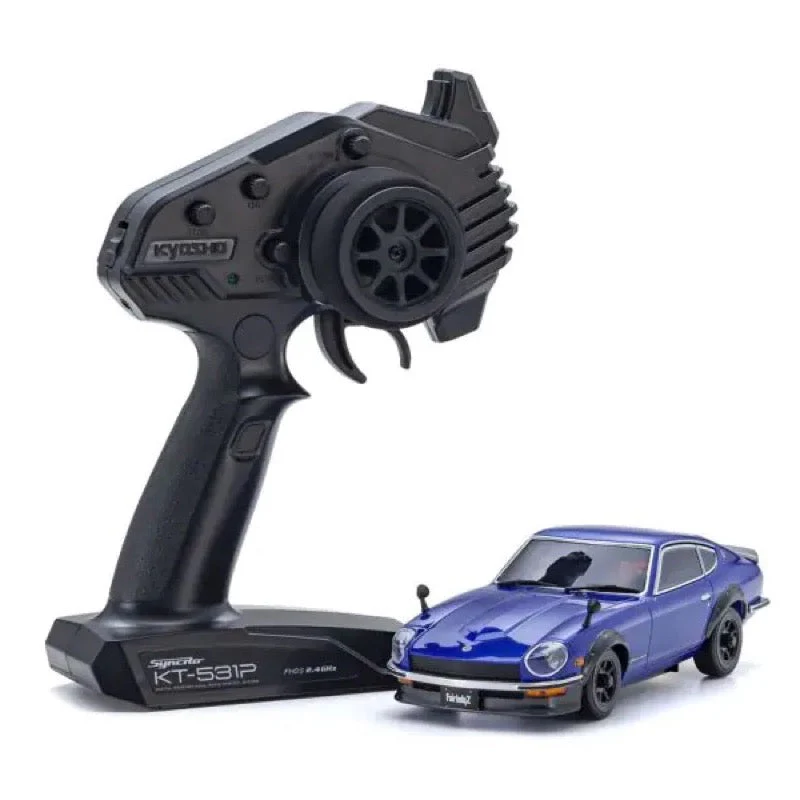 Kyosho Mini-Z Nissan Fairlady 240Z-L Tuned Ver. Metallic Blue AWD MA-020 Readyset 32645MB - Image 2