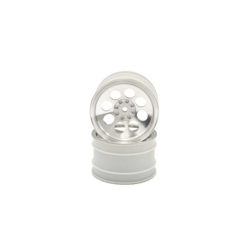 Kyosho OTH245SCB 8Hole Wheel 50mm (Satinchrome/2pcs/Optima) [Oth245Scb]