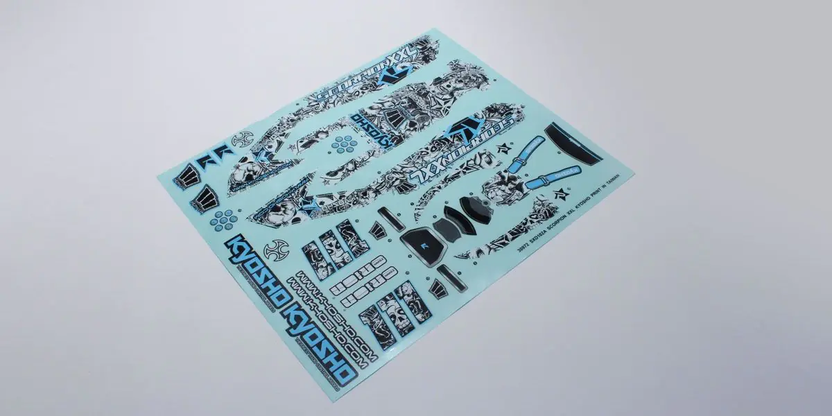 Kyosho SXD101 Decal (Scorpion Xxl Gp)