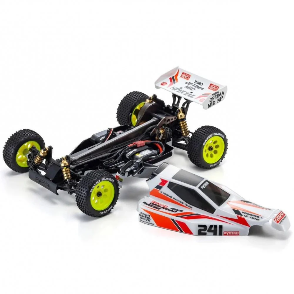 Kyosho 30623 Turbo Optima Mid Special 1/10 4WD Racing Buggy RC Kit - Image 9