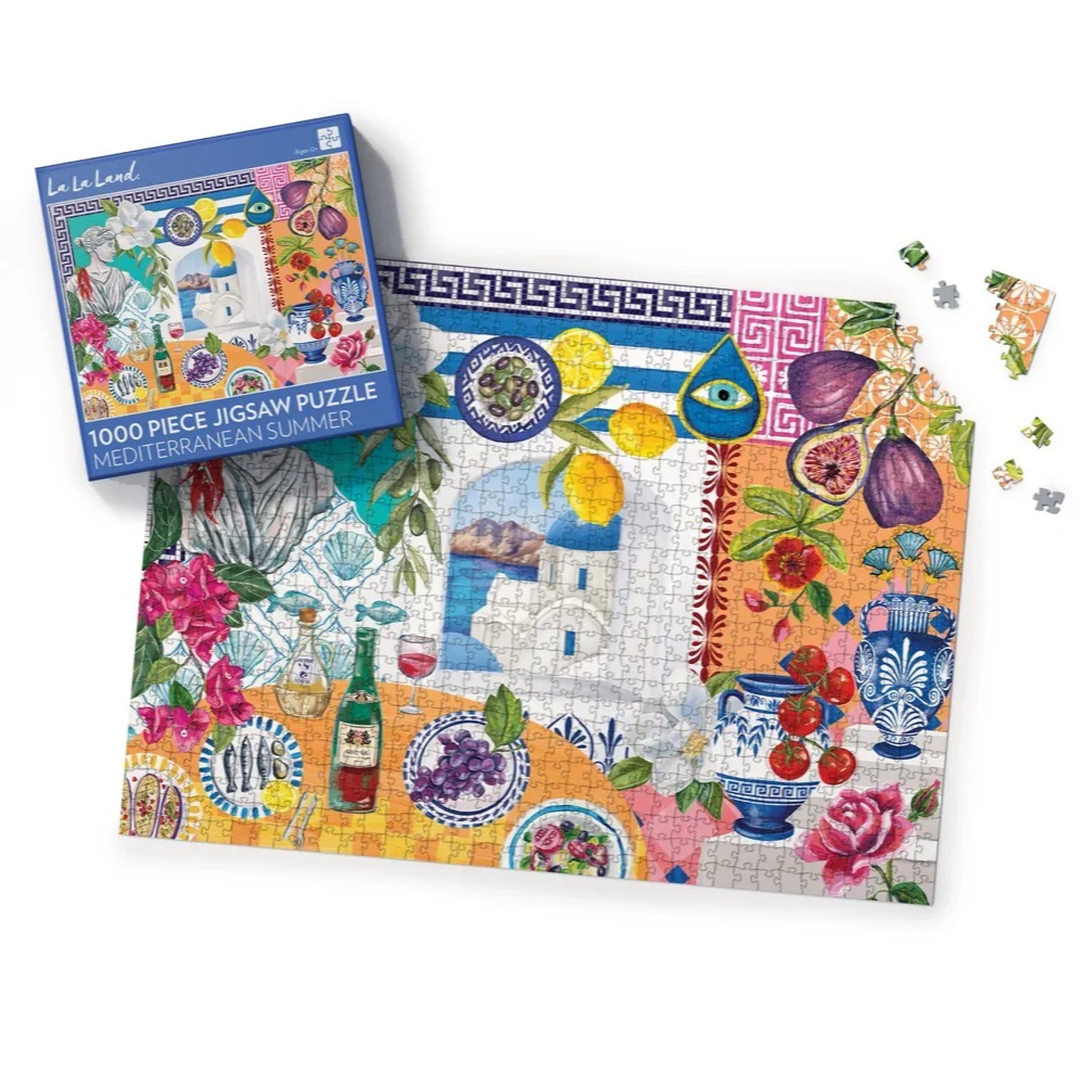La La Land Mediterranean Summer 1000pc Jigsaw Puzzle
