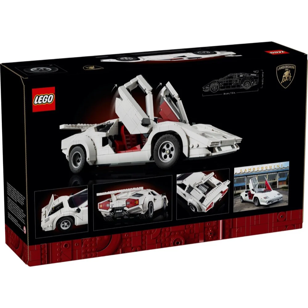 LEGO 10337 Icons Lamborghini Countach 5000 Quattrovalvole - Image 8