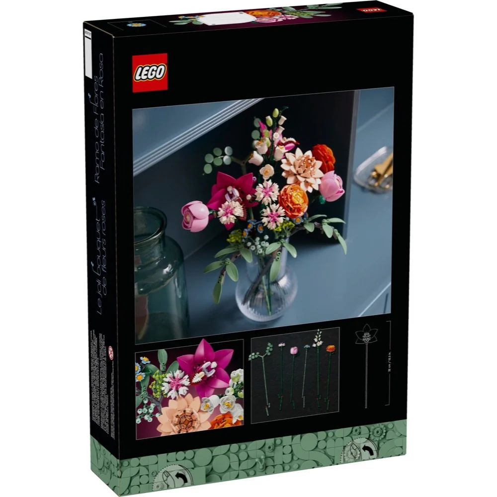 LEGO 10342 Botanicals Pretty Pink Flower Bouquet - Image 8