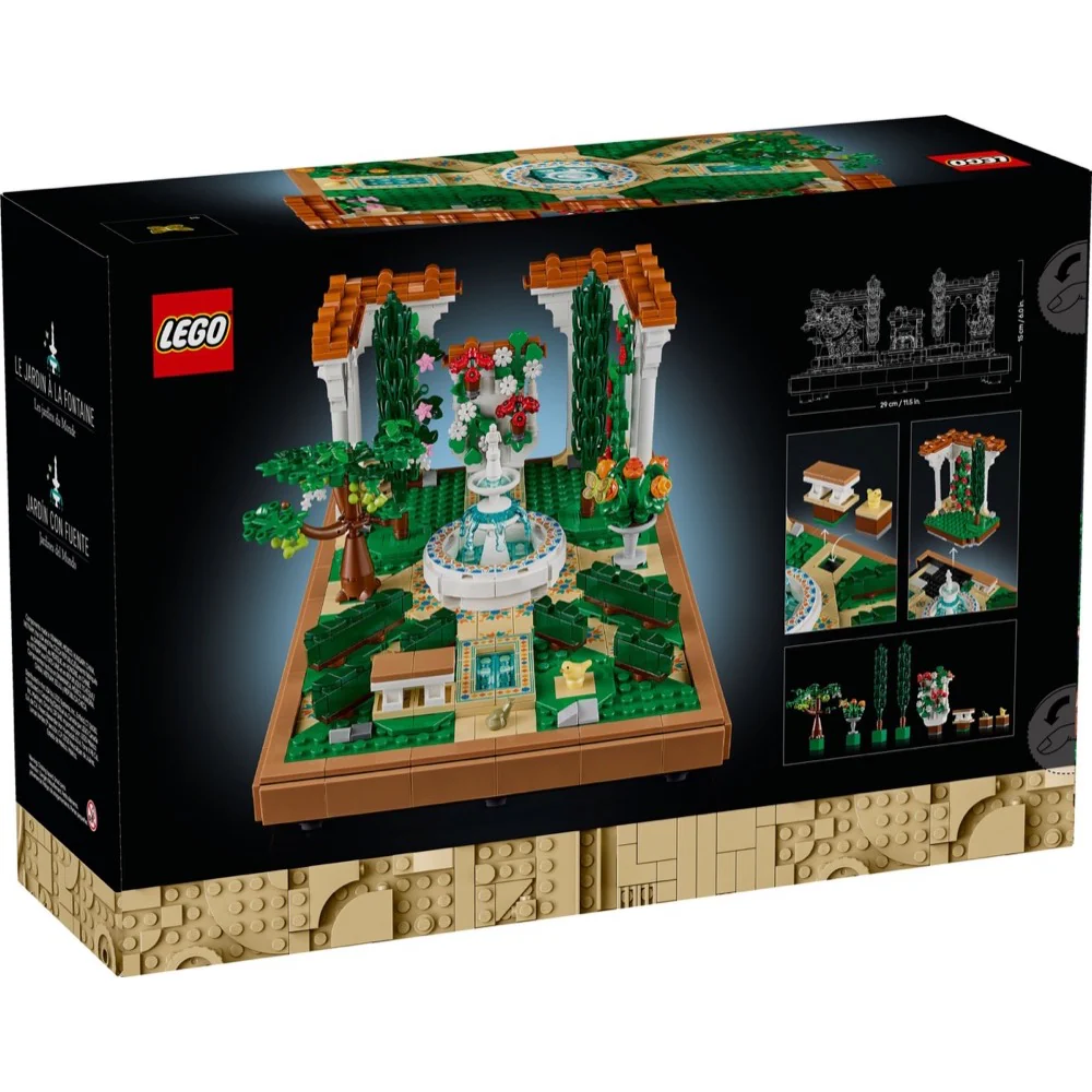 Lego 10359 Icons Fountain Garden - Image 7