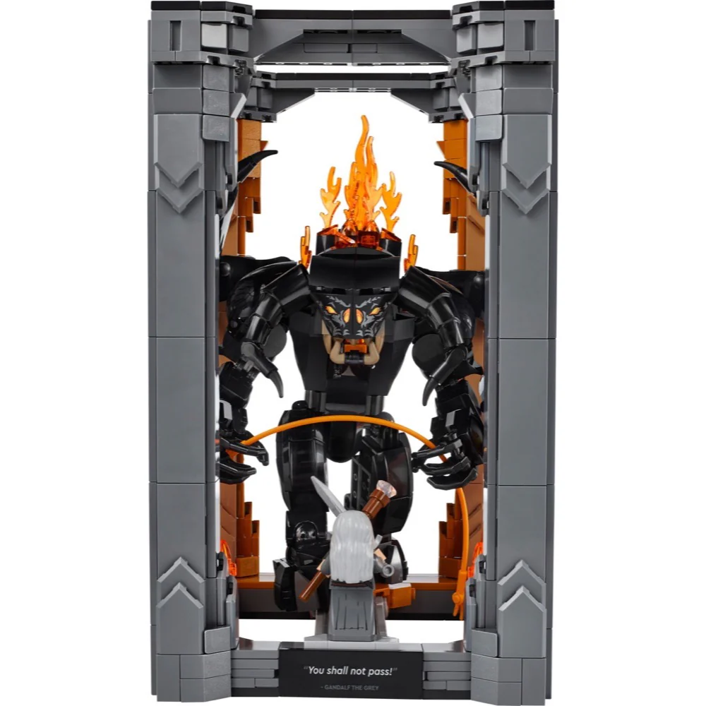 Lego 10367 Icons Lord of the Rings Balrog Book Nook - Image 2