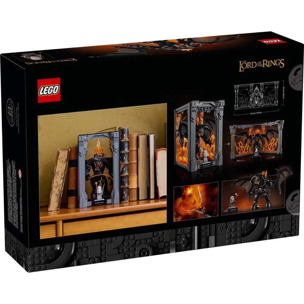Lego 10367 Icons Lord of the Rings Balrog Book Nook - Image 3