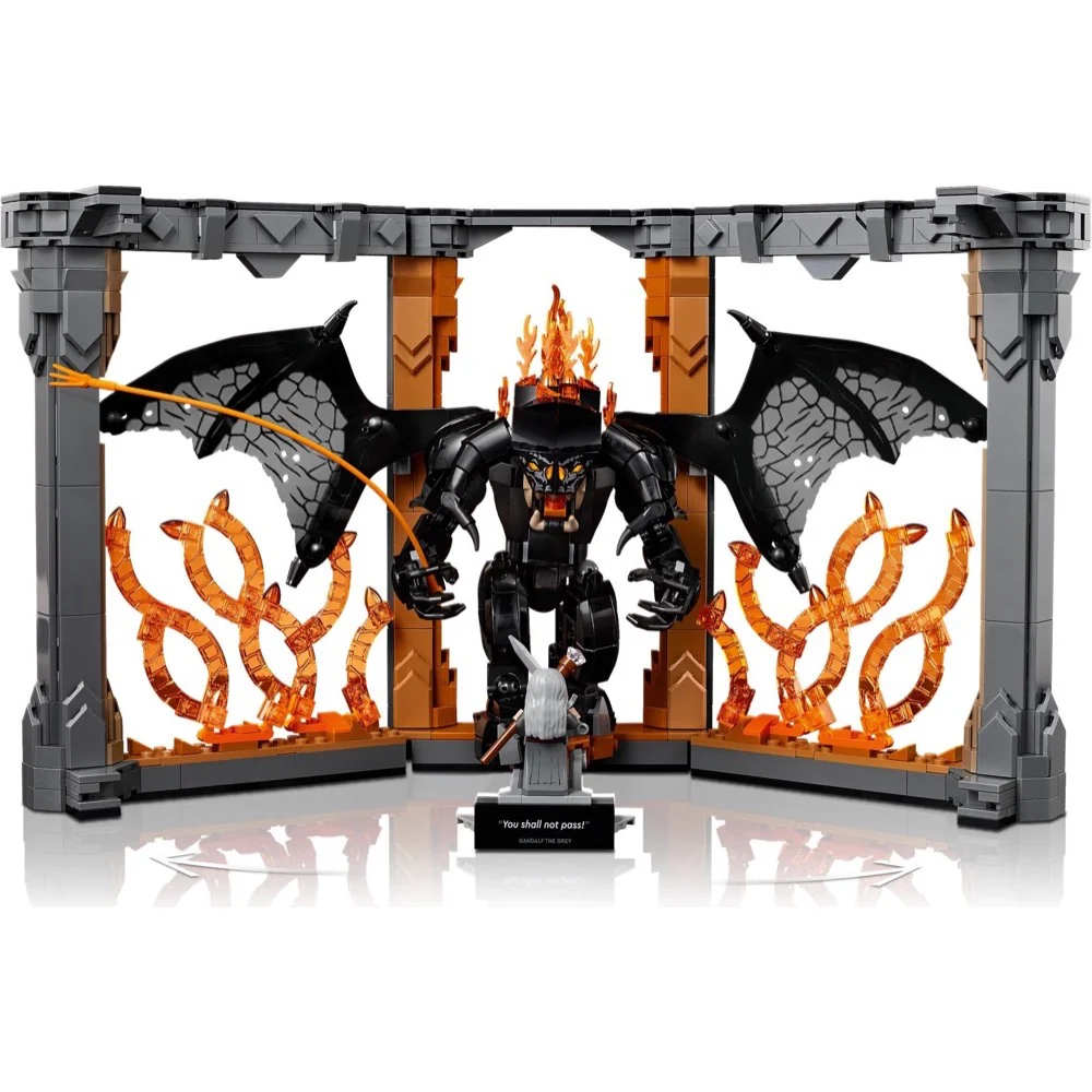 Lego 10367 Icons Lord of the Rings Balrog Book Nook - Image 7