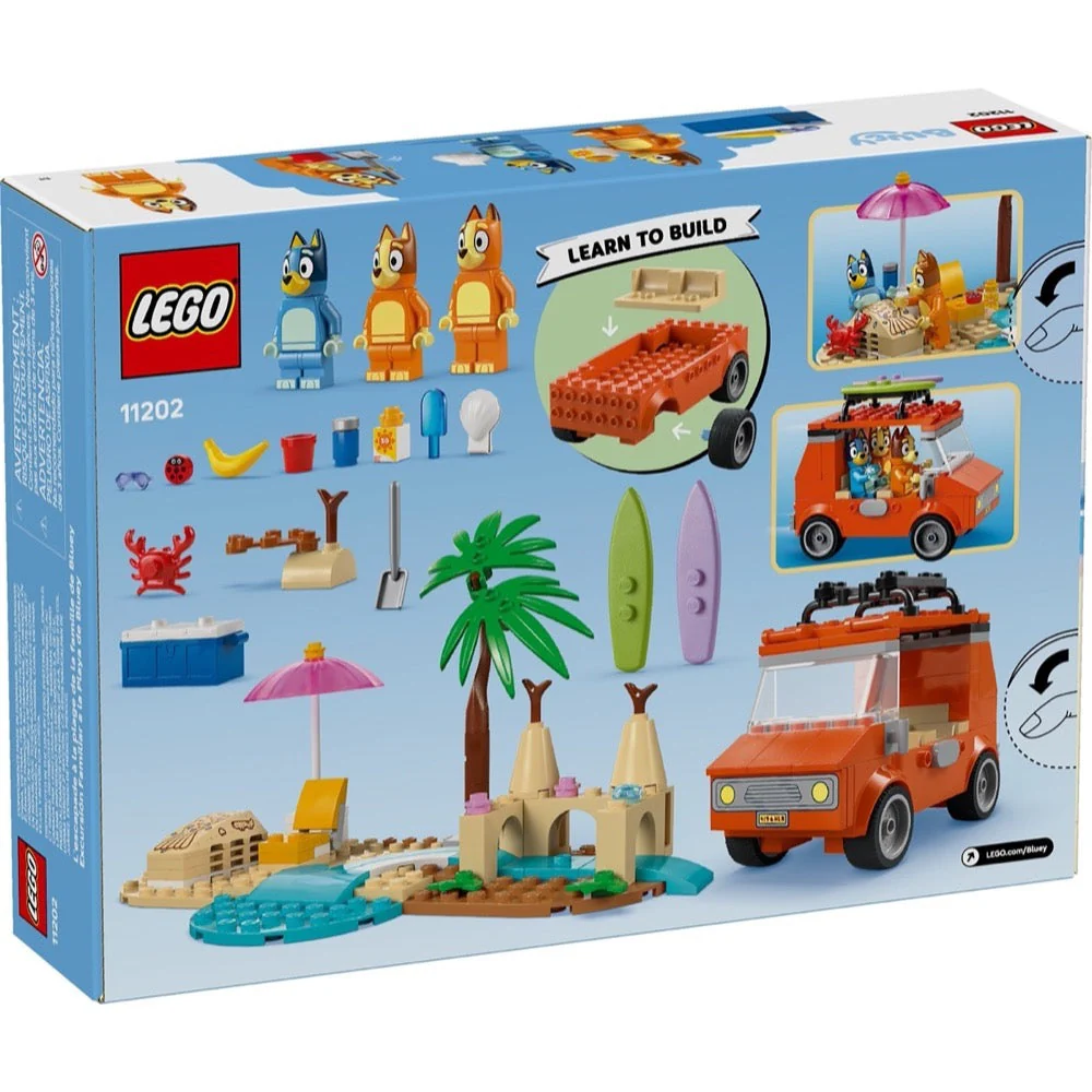 Lego 11202 Bluey Bluey's Beach & Family Car Trip - Image 3