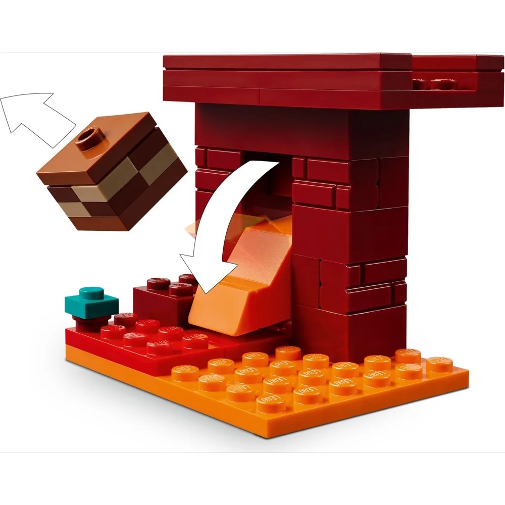 LEGO 21266 Minecraft The Nether Lava Battle - Image 5
