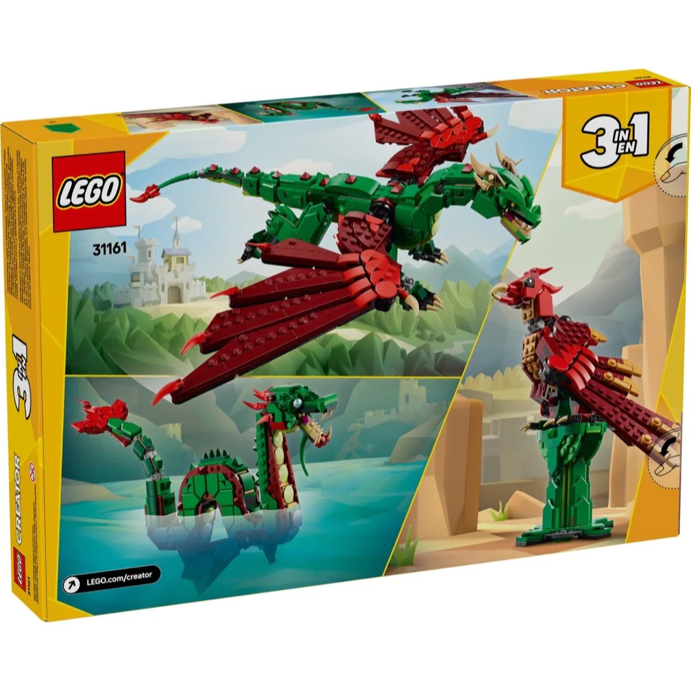 LEGO 31161 Creator Medieval Dragon - Image 3