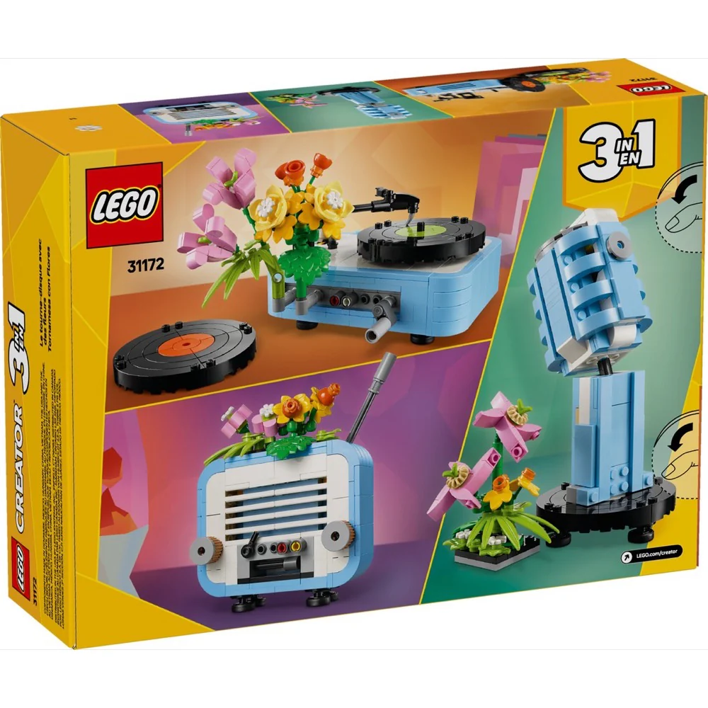 Lego 31172 Creator Record Player with Flowers - Image 10