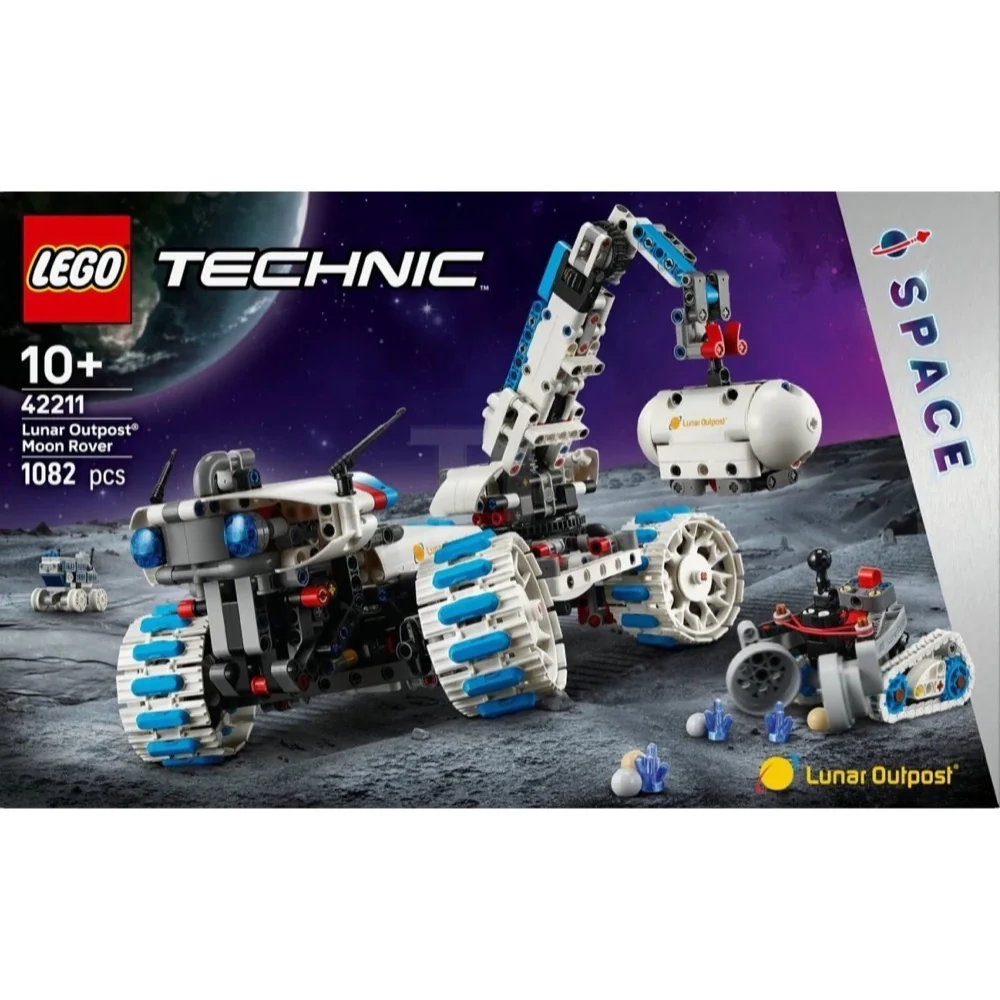 LEGO 42211 Technic Lunar Outpost Moon Rover Space Vehicle
