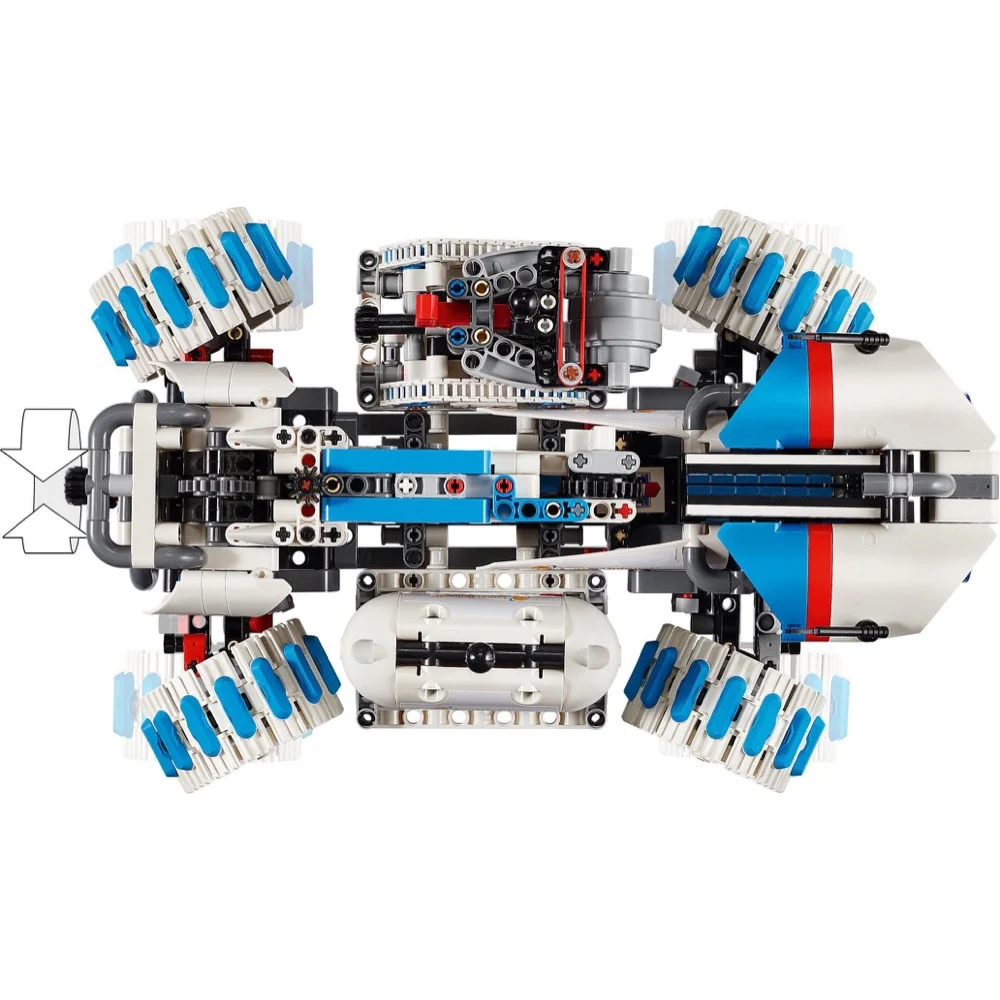 LEGO 42211 Technic Lunar Outpost Moon Rover Space Vehicle - Image 4
