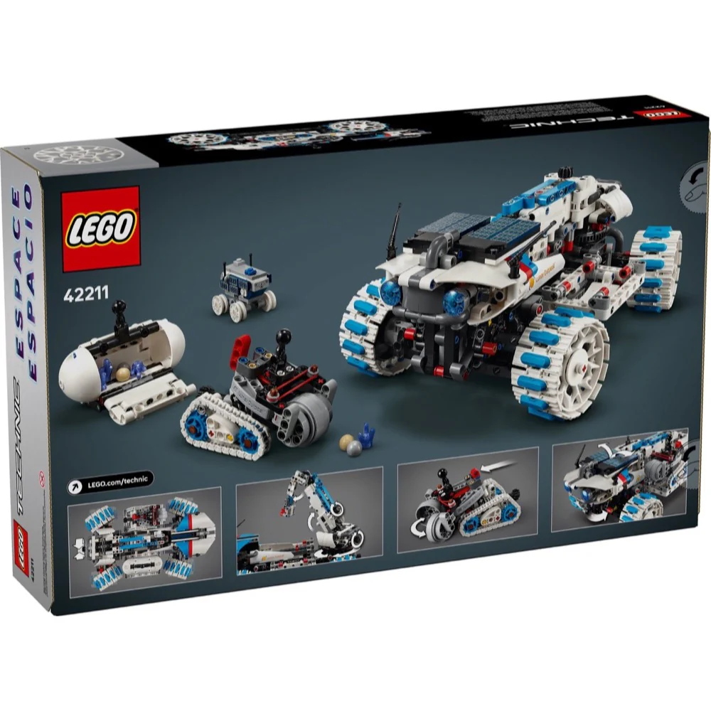 LEGO 42211 Technic Lunar Outpost Moon Rover Space Vehicle - Image 8