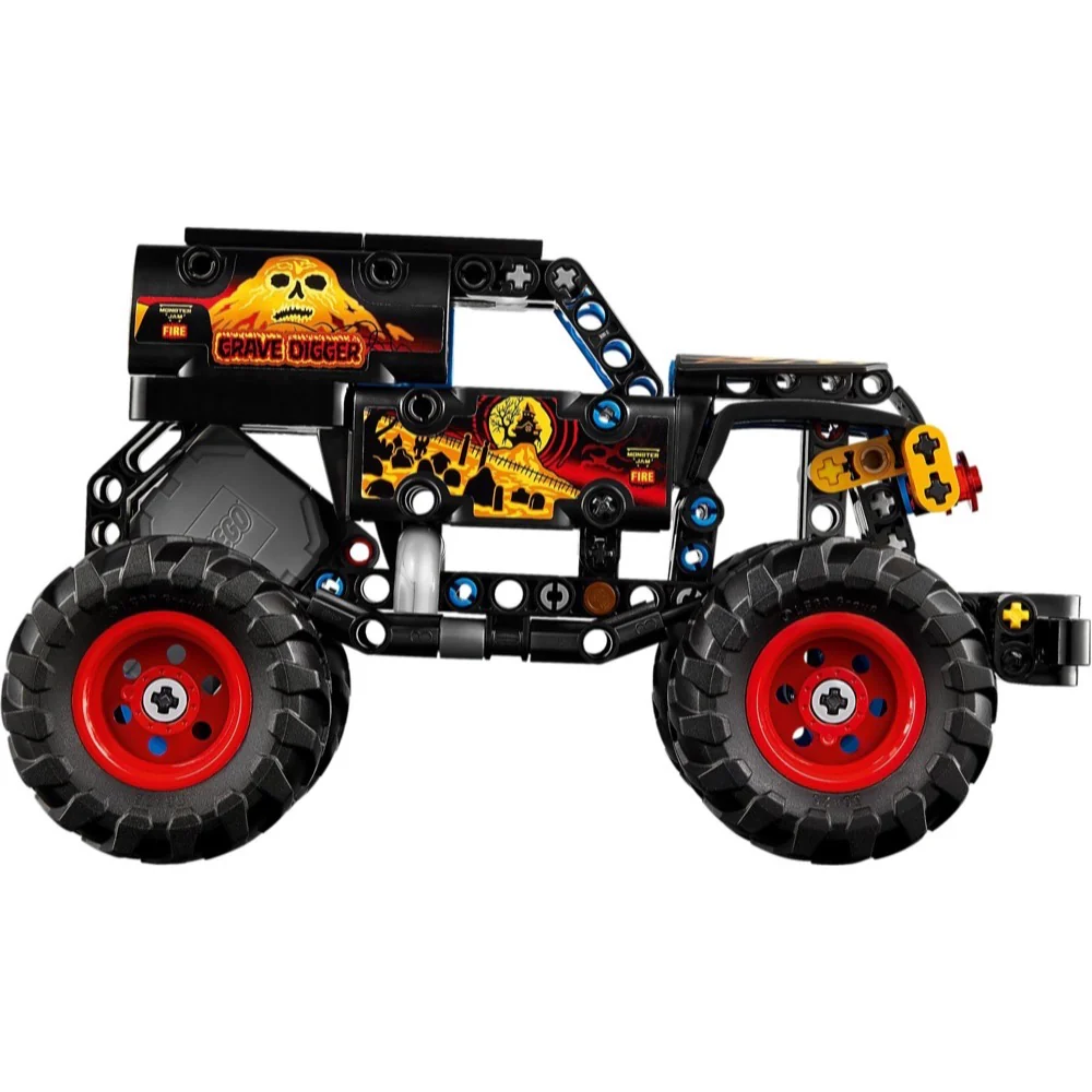 LEGO 42219 Technic Monster Jam Grave Digger Fire and Ice - Image 4
