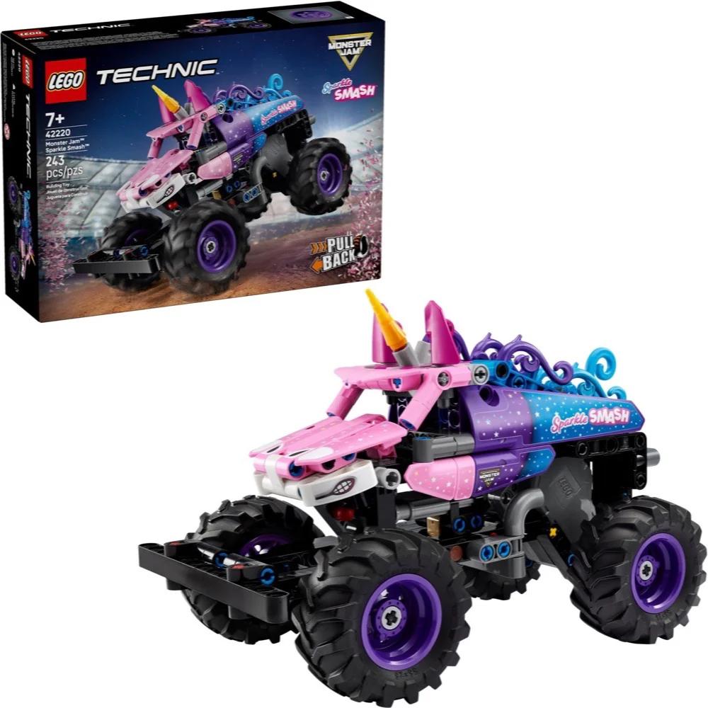 LEGO 42220 Technic Monster Jam Sparkle Smash Pull-Back