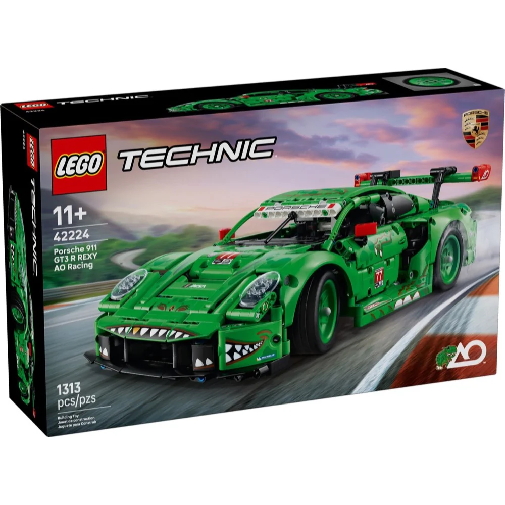 LEGO 42224 Technic Porsche 911 GT3 R REXY AO Racing Car
