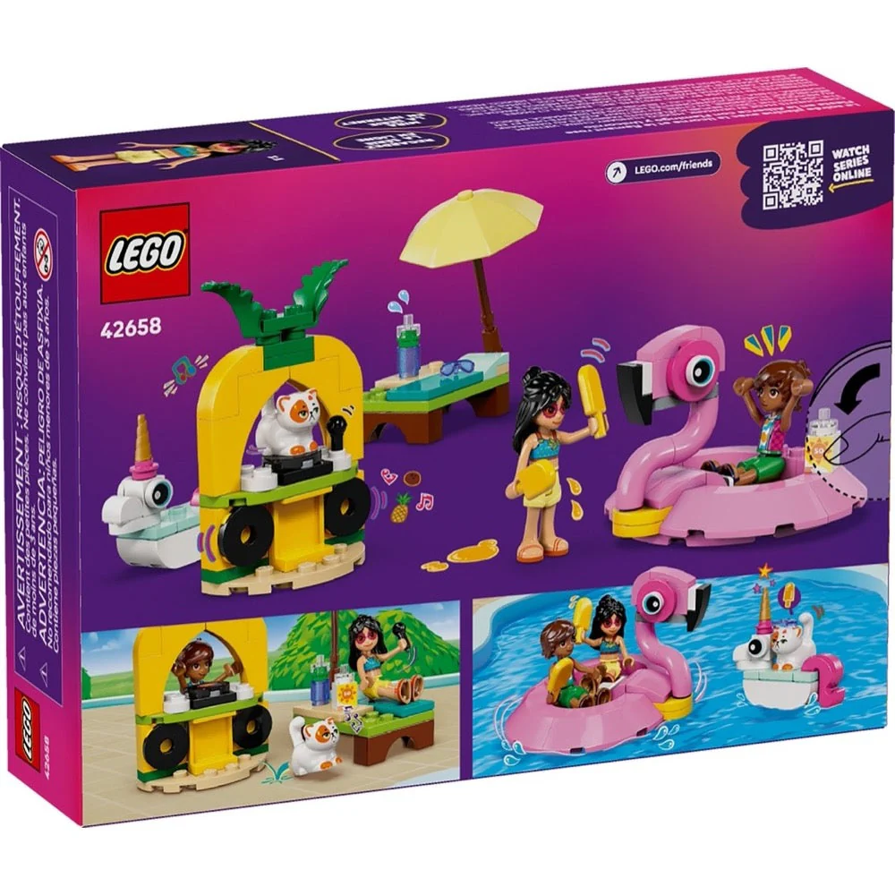 Lego 42658 Friends Unicorn & Flamingo Pool Party - Image 3