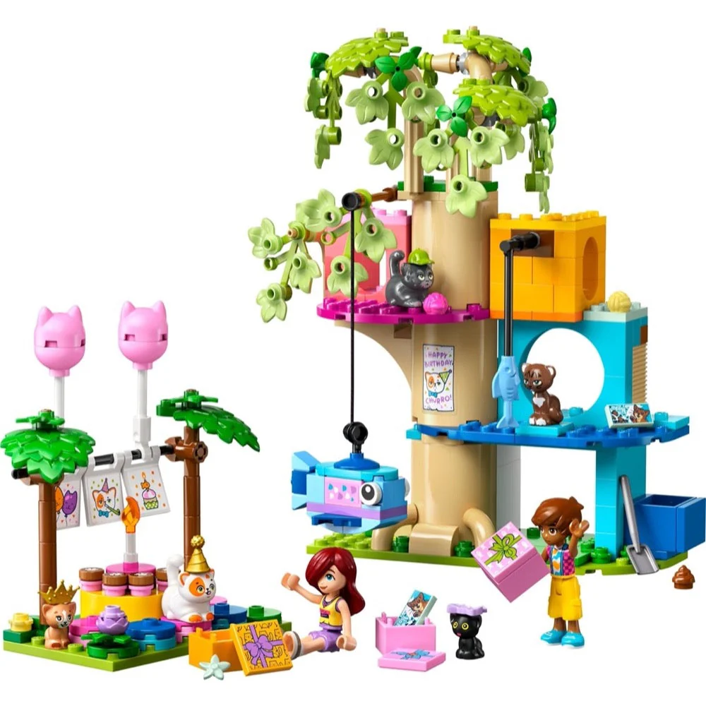 Lego 42666 Friends Cat Birthday Party & Tree House - Image 2