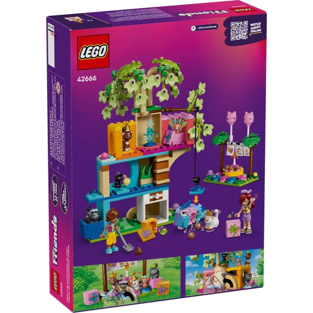 Lego 42666 Friends Cat Birthday Party & Tree House - Image 3