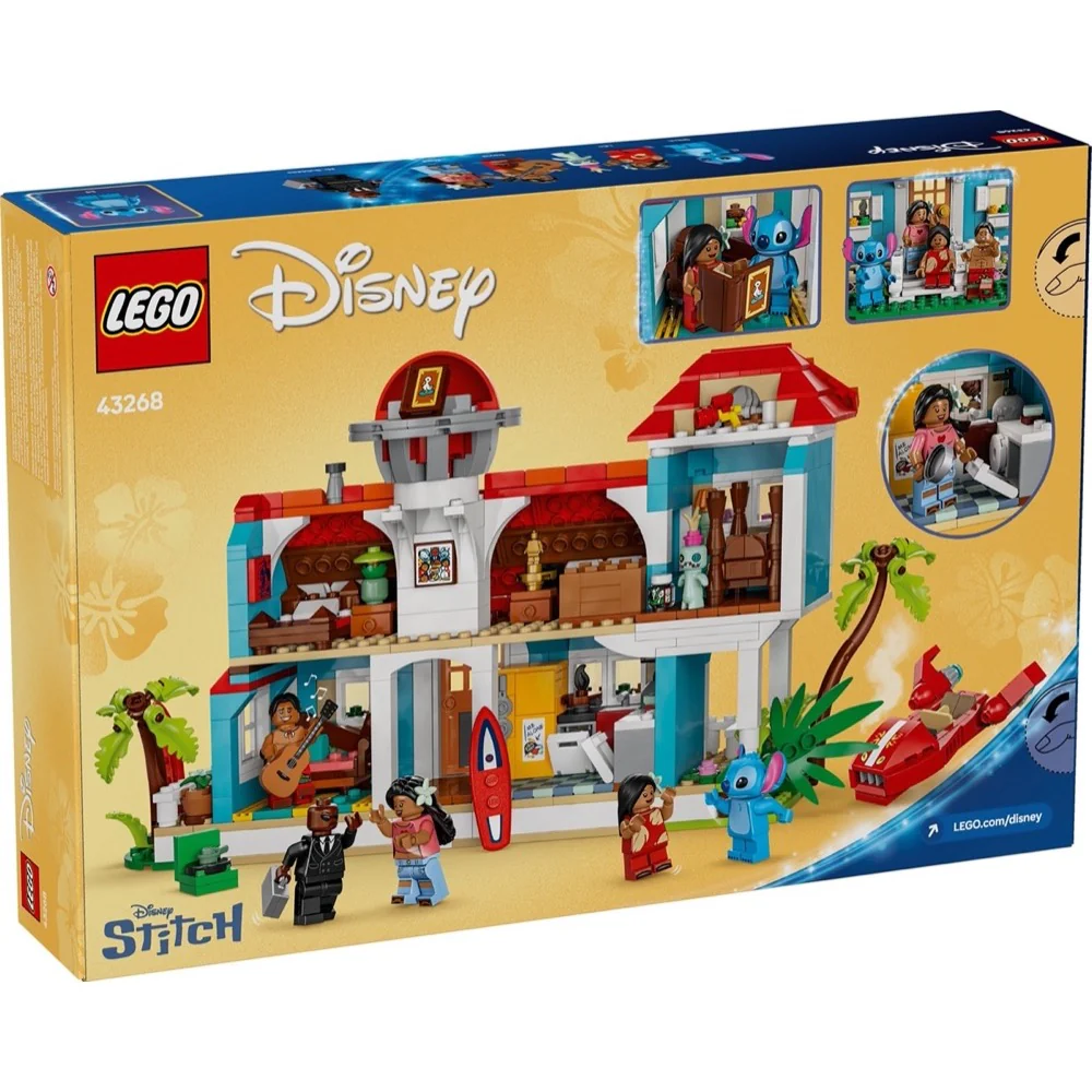 Lego 43268 Disney Classic Lilo and Stitch Beach House - Image 6